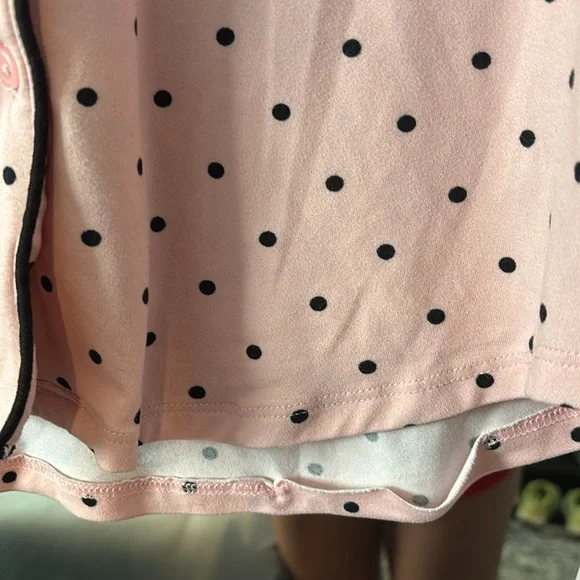 Pink Polka Dot Pajama Set - Picture 3 of 4